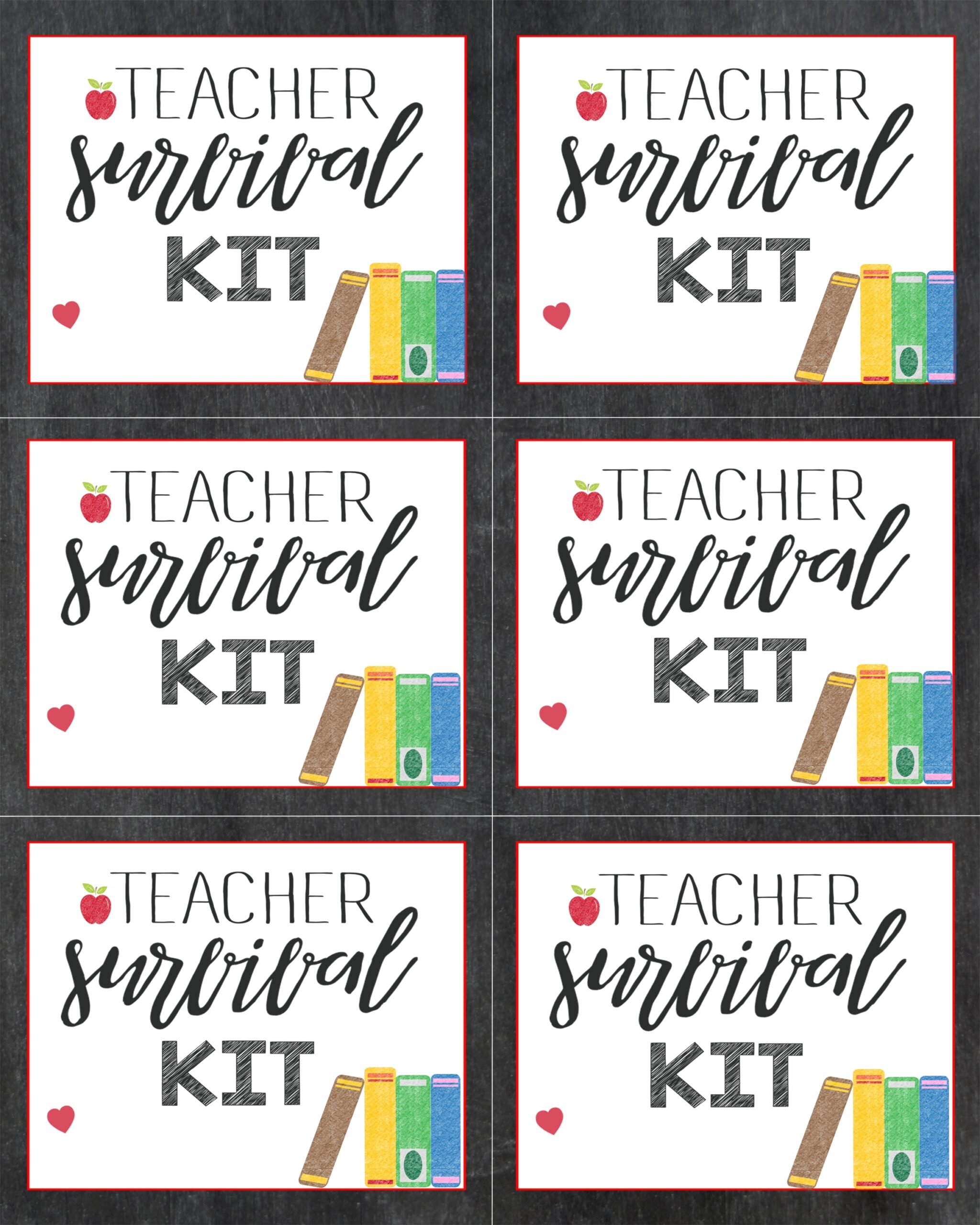 Teacher Survival Kit For Back To School Crisp Collective