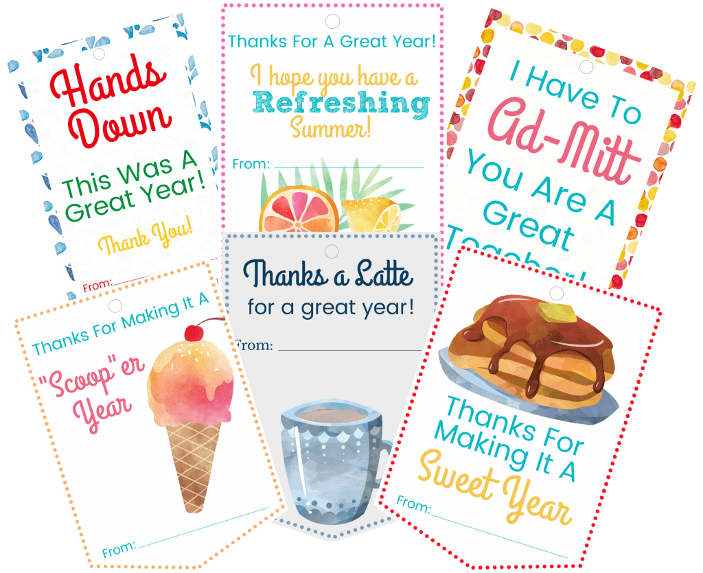 Teachers Gifts They Will Love You Will Too With FREE Printable Gift Tags