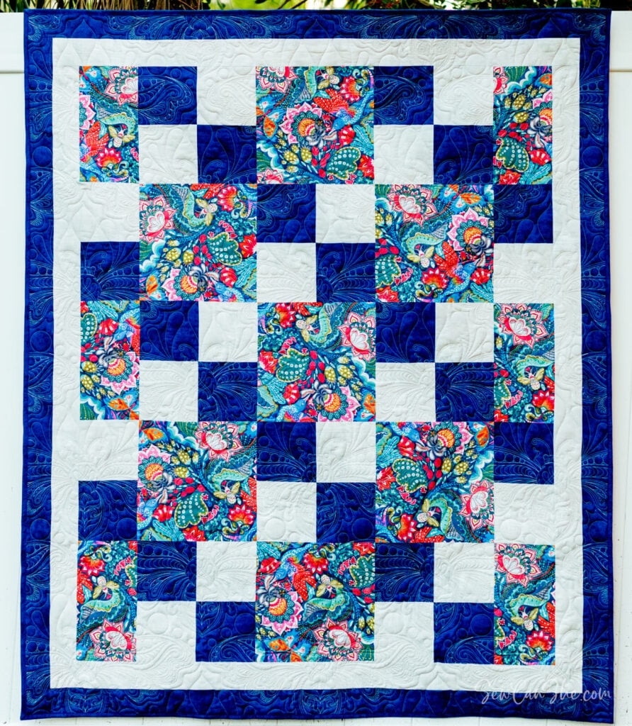 The Easiest 3 Yard Quilt Pattern Ever 