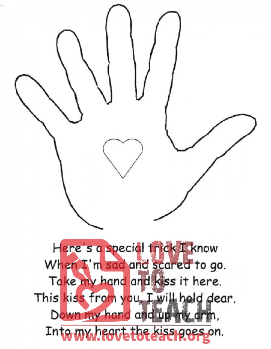 The Kissing Hand Activity LoveToTeach