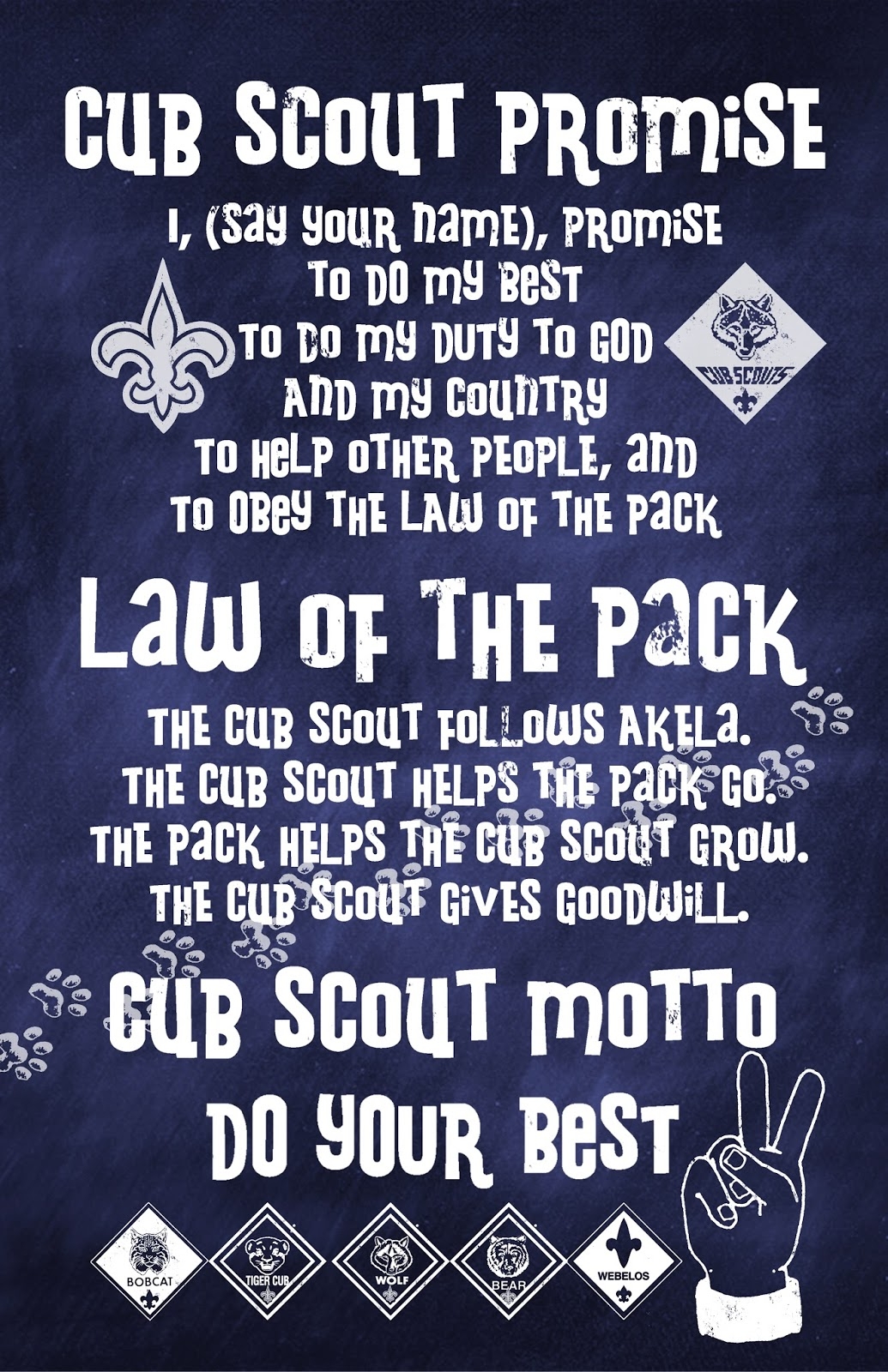 Cub Scout Printables Free