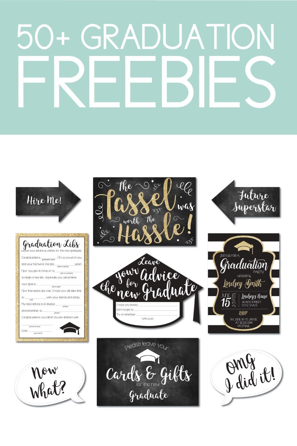 The Ultimate List Of Printable Graduation Ideas Perfect Every Year Aesthetic Journeys Designs Graduation Party Planning Graduation Party Backyard Graduation Party