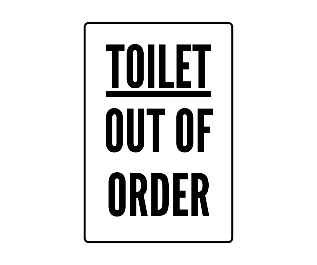 Toilet Out Of Order Sign Printable Templates Free PDF Downloads 