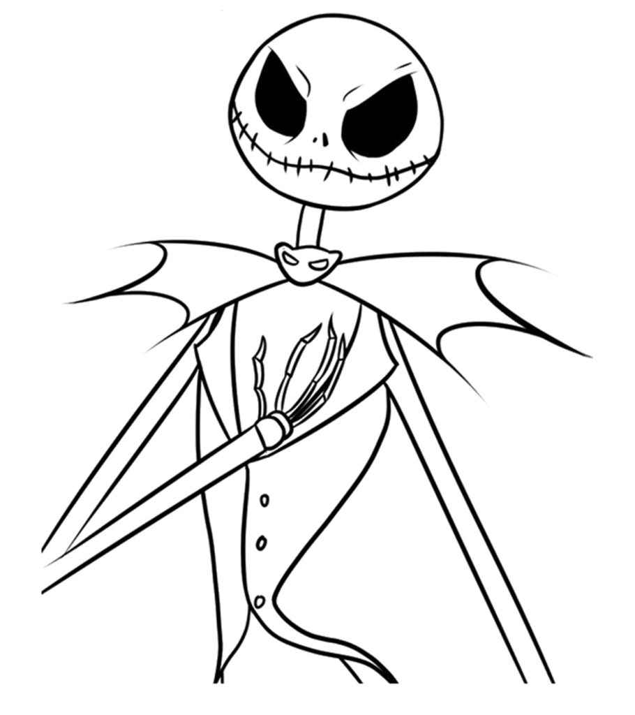 Top 25 Nightmare Before Christmas Coloring Pages
