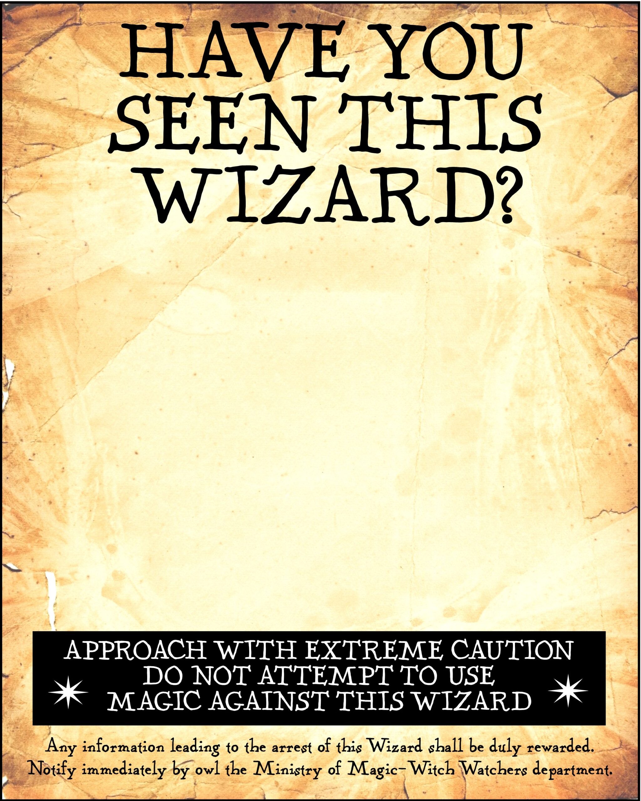 Undesirable No 1 Have You Seen This Wizards 16 X 20 Inch Digital PDF Printable Poster Pack Blank For Photo Booth Props Etsy
