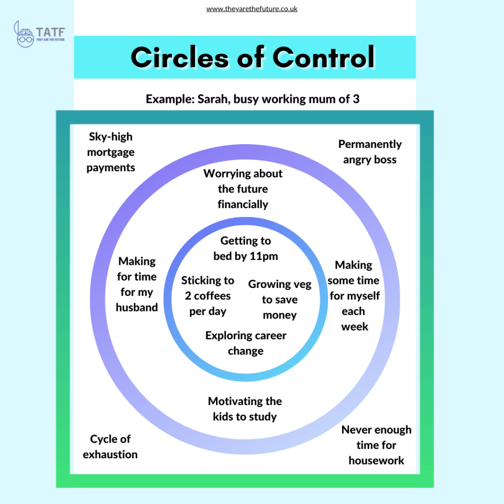 Use This Circle Of Control Exercise For Better Mental Health Free Printable 