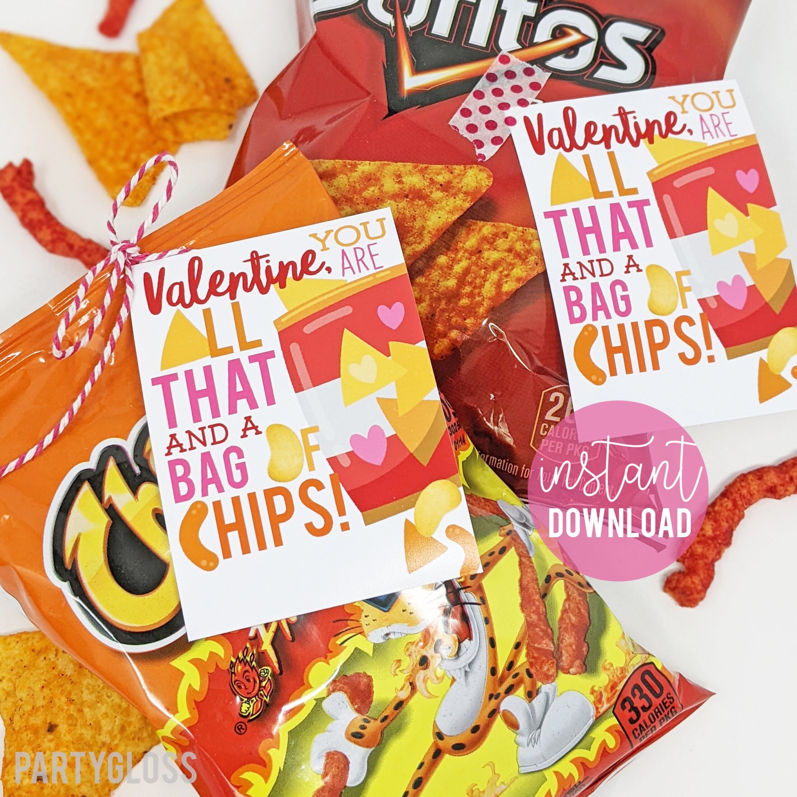All That And A Bag Of Chips Valentine Printable