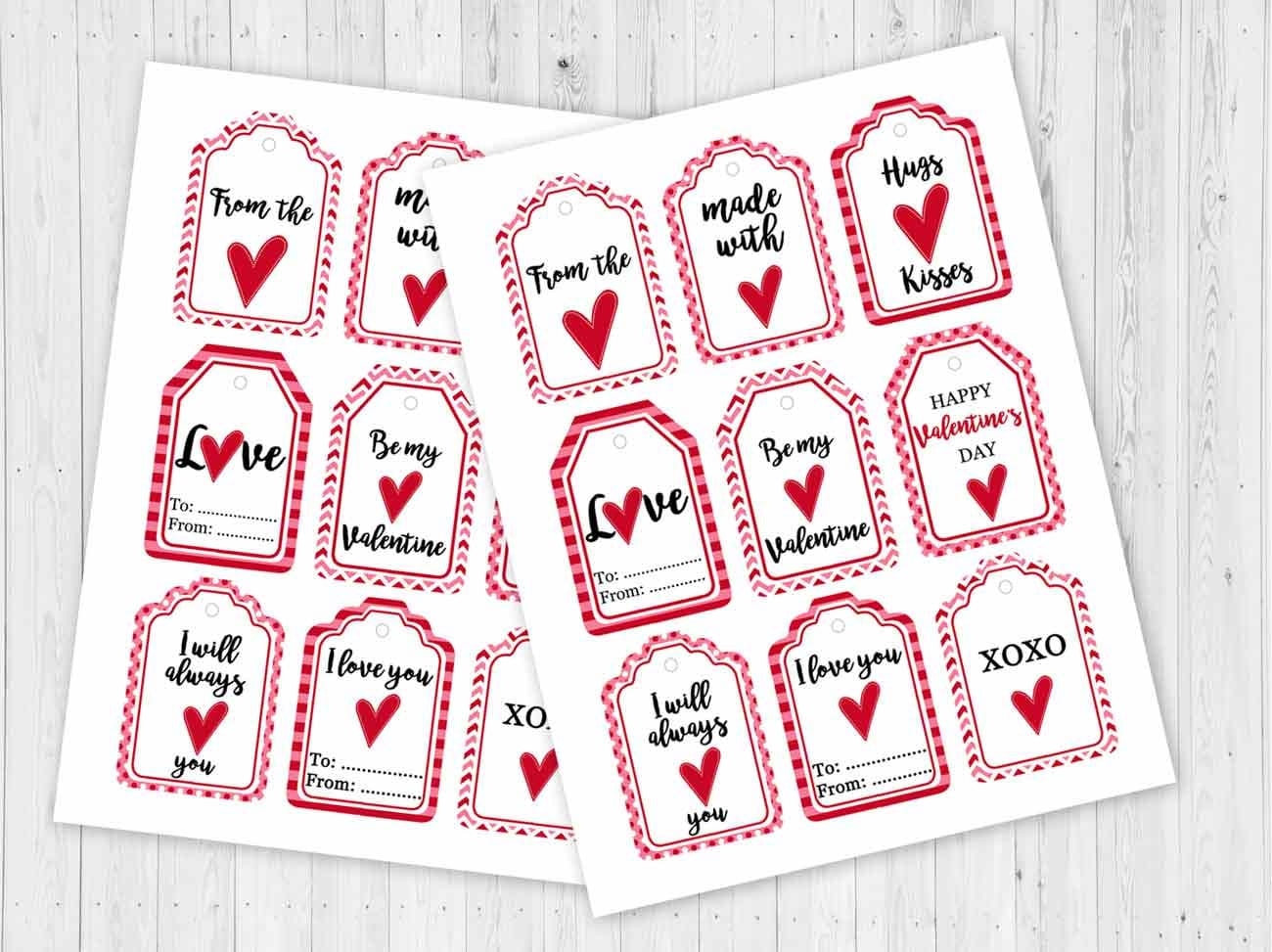 Valentine s Gift Tag Sticker Printable Valentines Day Gift Tags Digital For Instant Download Love Present Gift For Him Her Teacher DIY Etsy