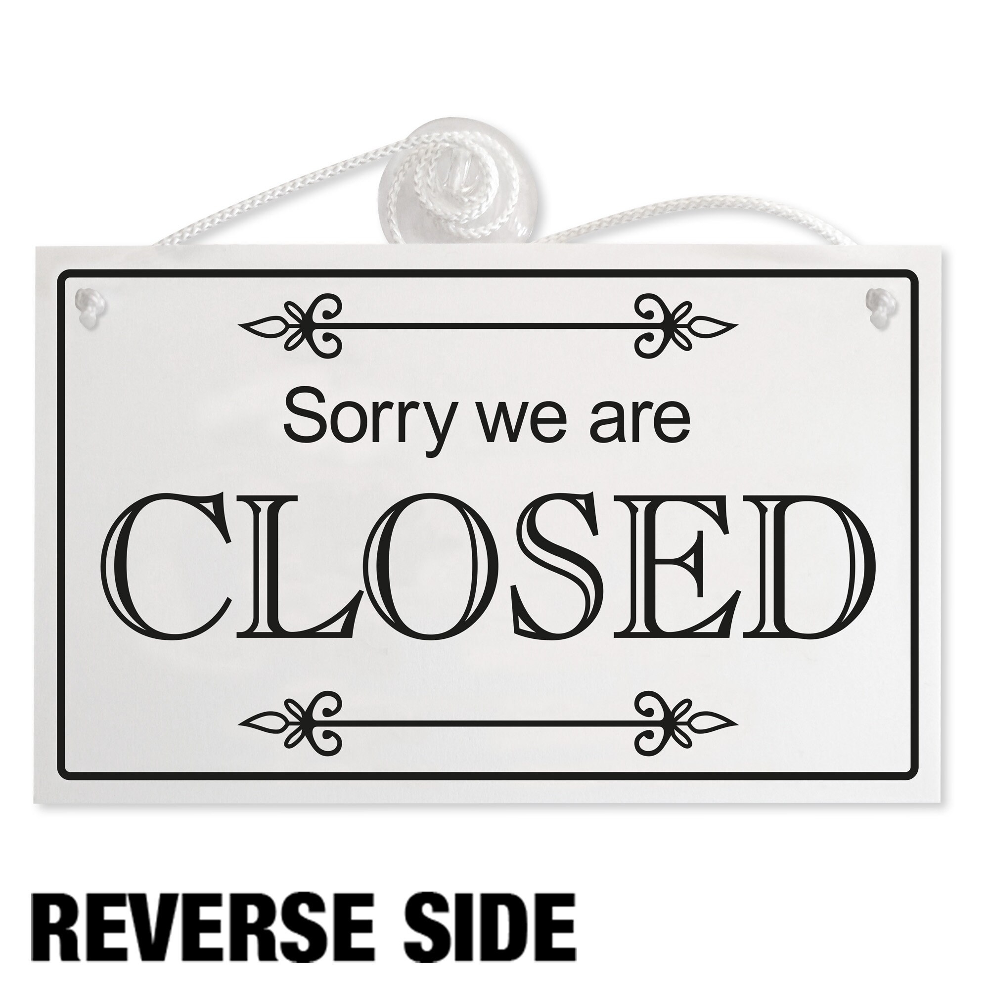 Sorry We'Re Closed Sign Printable