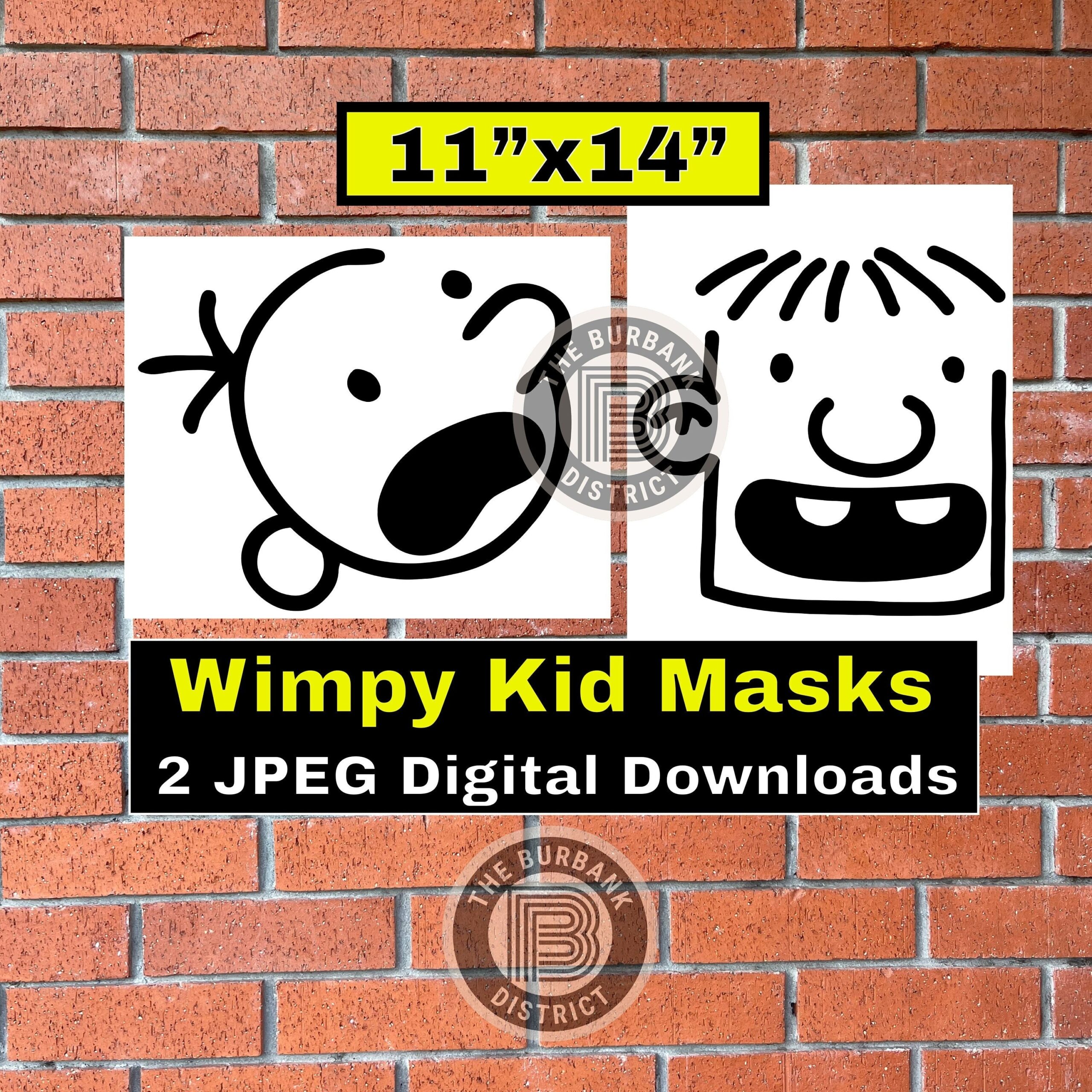 Wimpy Digital Download 11x14 Includes Two JPEG Files Great For Parties Costumes And Decorations Etsy