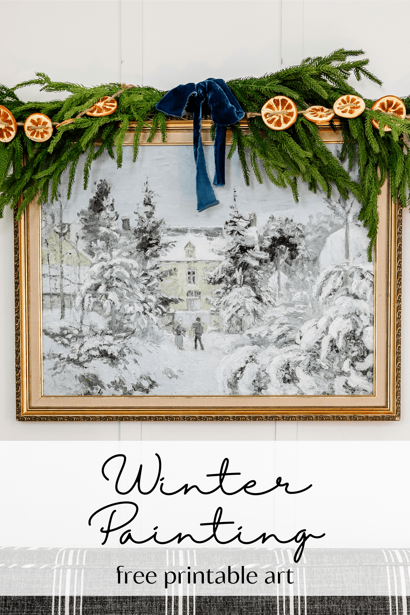 Winter Painting Free Art Printable To Frame Anywhere Bless er House