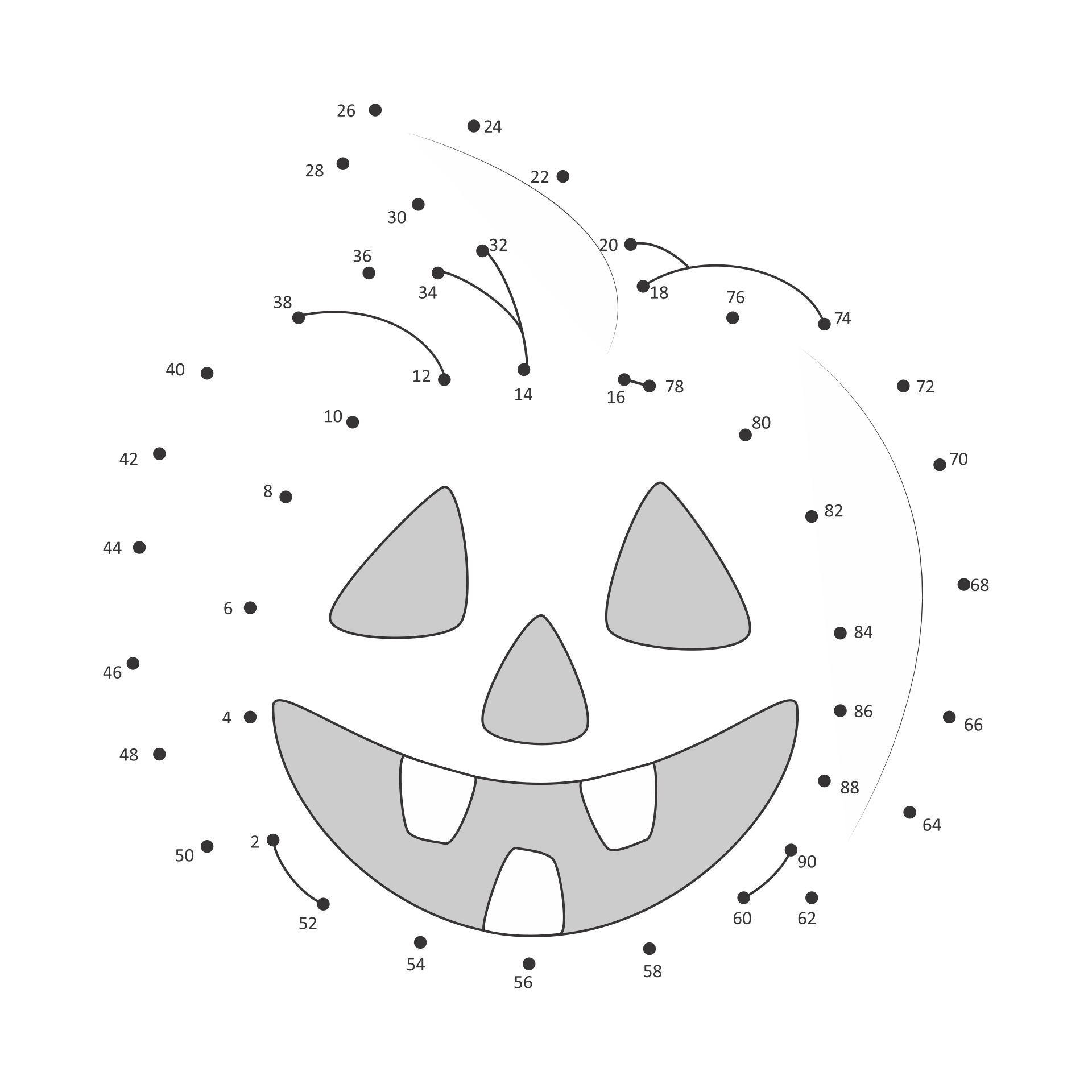 15 Best Halloween Connect The Dots Printables PDF For Free At Printablee Halloween Crafts Preschool Coloring Pages Halloween Activity Sheets