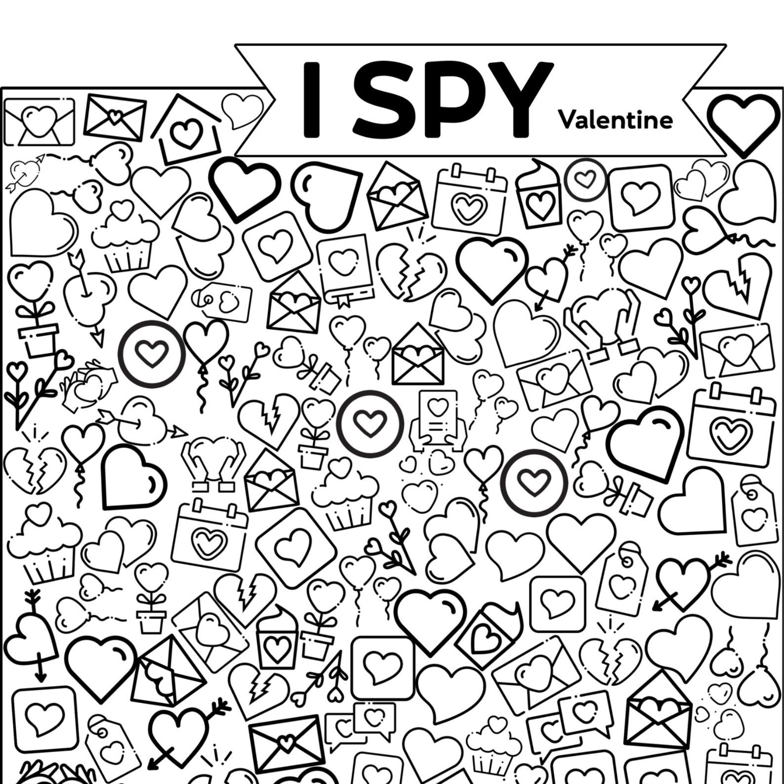 20 I Spy Valentines Printables Gathering Beauty
