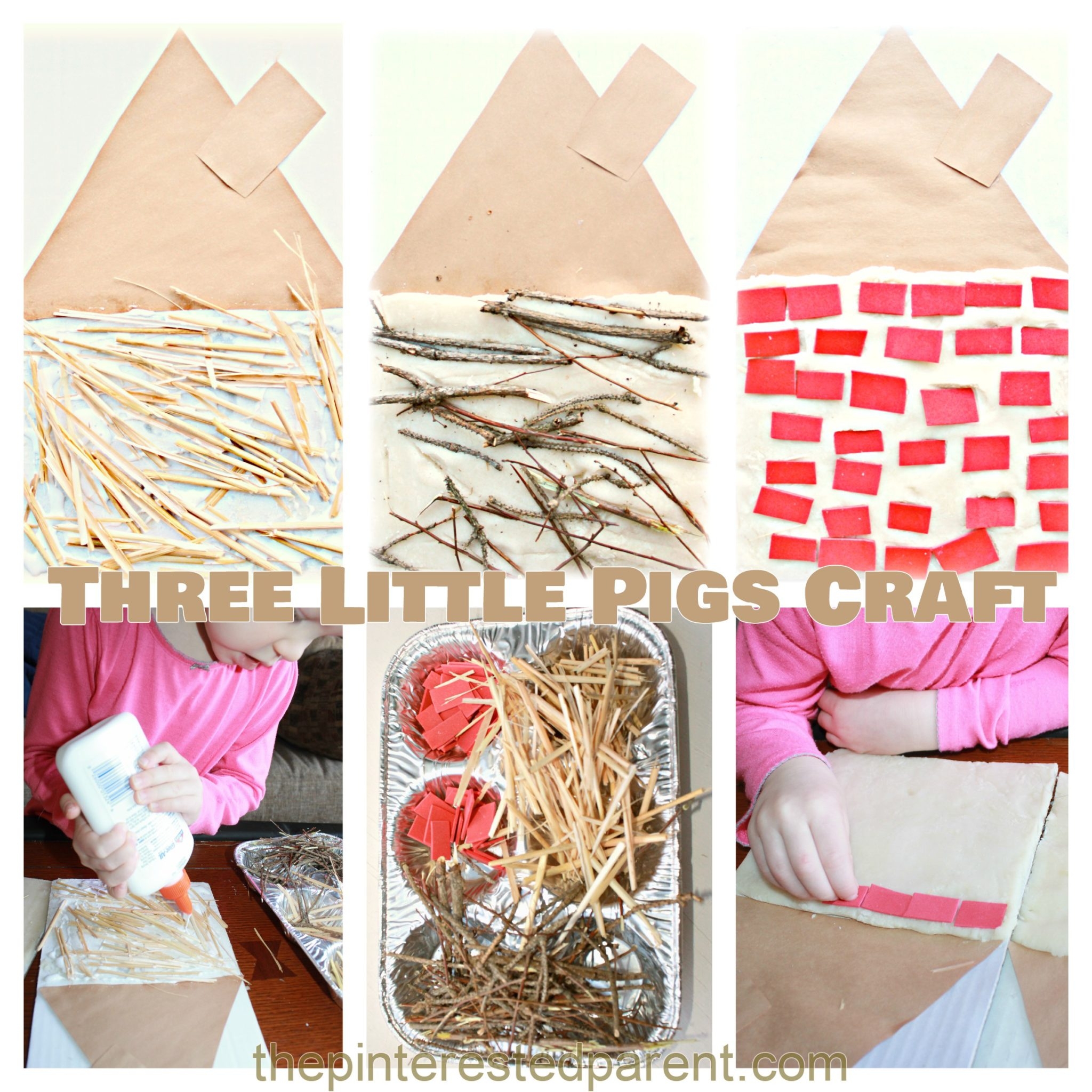 3 Little Pigs House Activity The Pinterested Parent