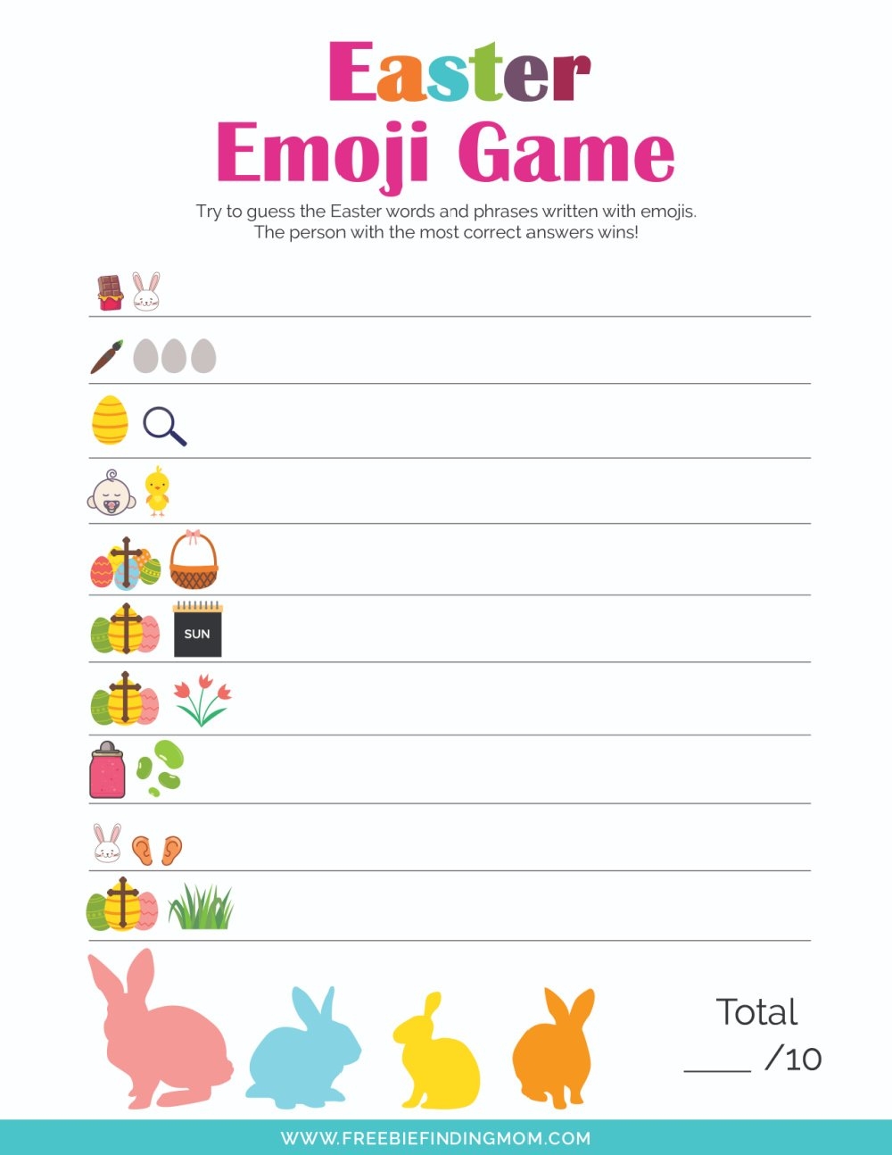 Printable Easter Games For Adults