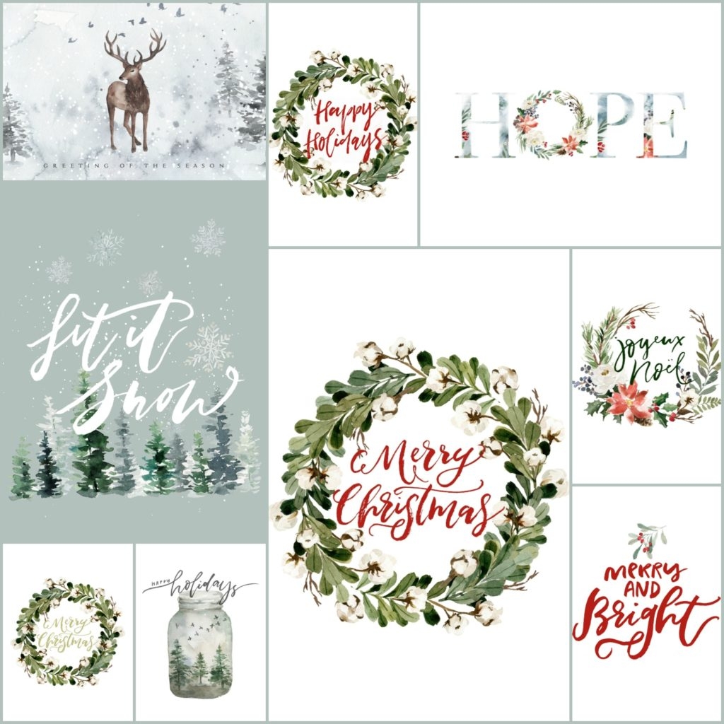 50 Festive Free Christmas Printables For Your Home