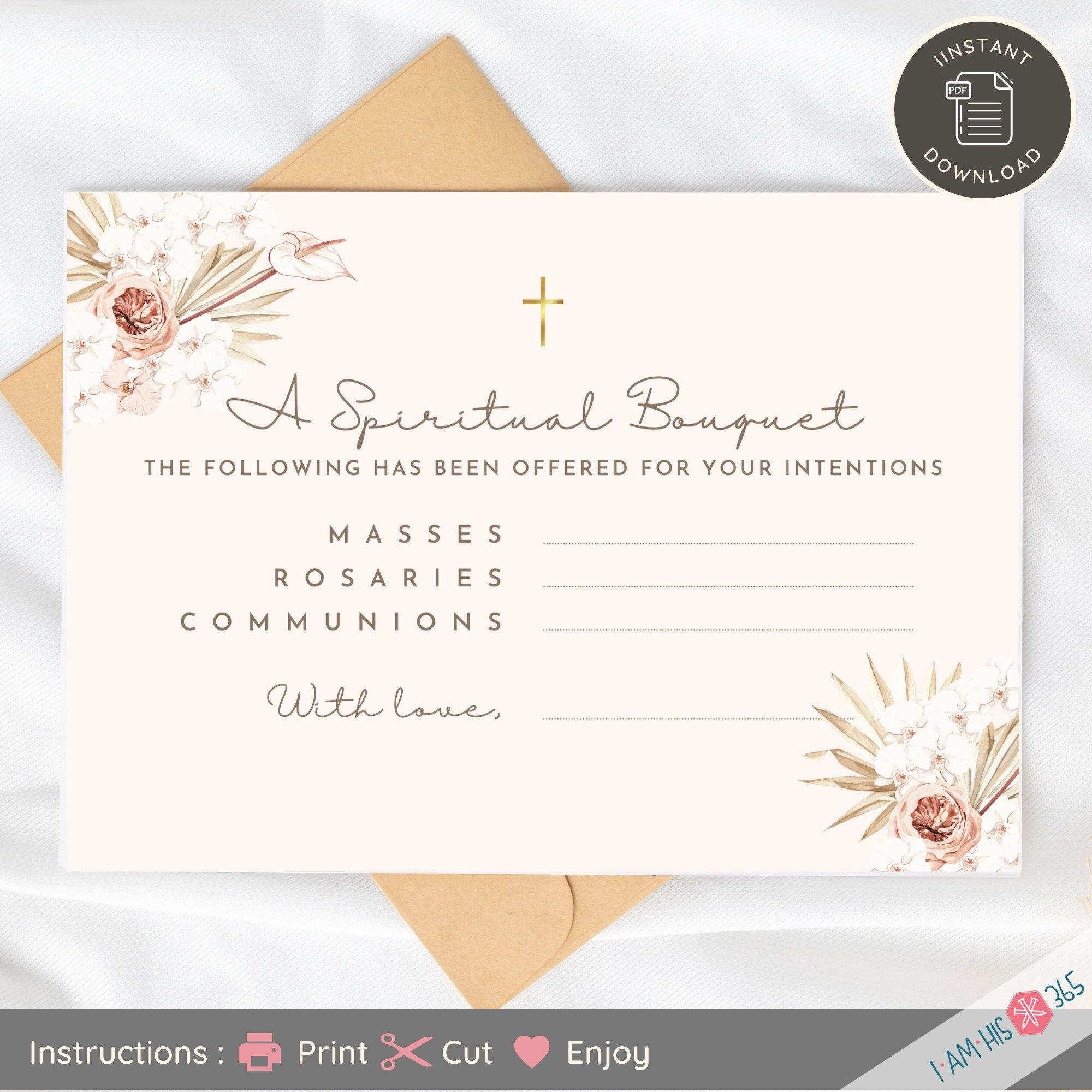 8 Printable Spiritual Bouquet Cards For All Occasions Set Of 8 Catholic Prayer Cards Gift Of Prayer For Priests Birthdays Sacraments