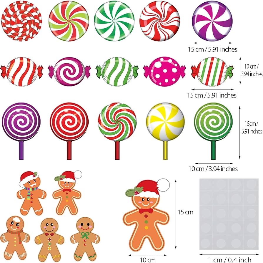 Printable Candy For Gingerbread House