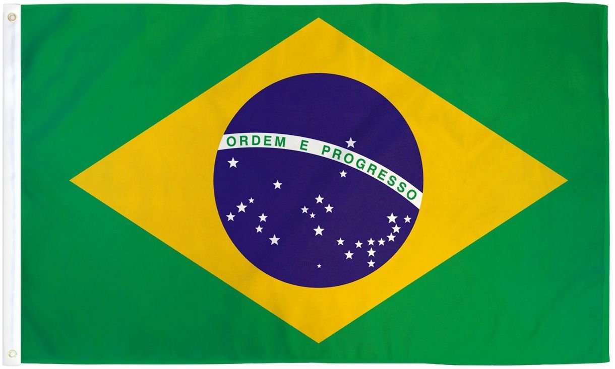 Amazon 4x6 Brazil Flag Large 4 X 6 Foot Banner Brasil World Cup Soccer New Patio Lawn Garden