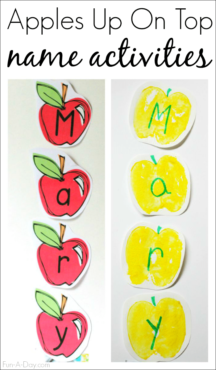 10 Apples Up On Top Free Printables
