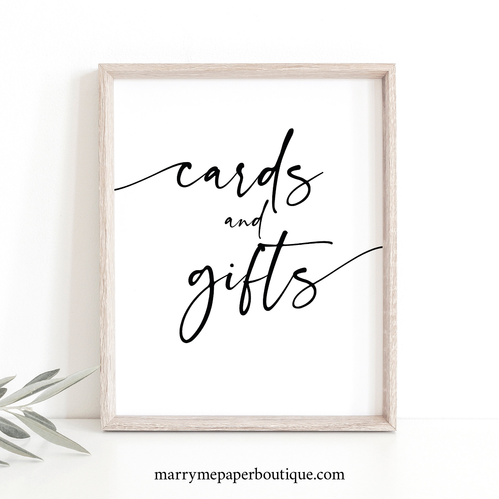 Cards Gifts Sign Template Modern Calligraphy Wedding Table Sign Printable Modern Font Templett INSTANT Download Editable