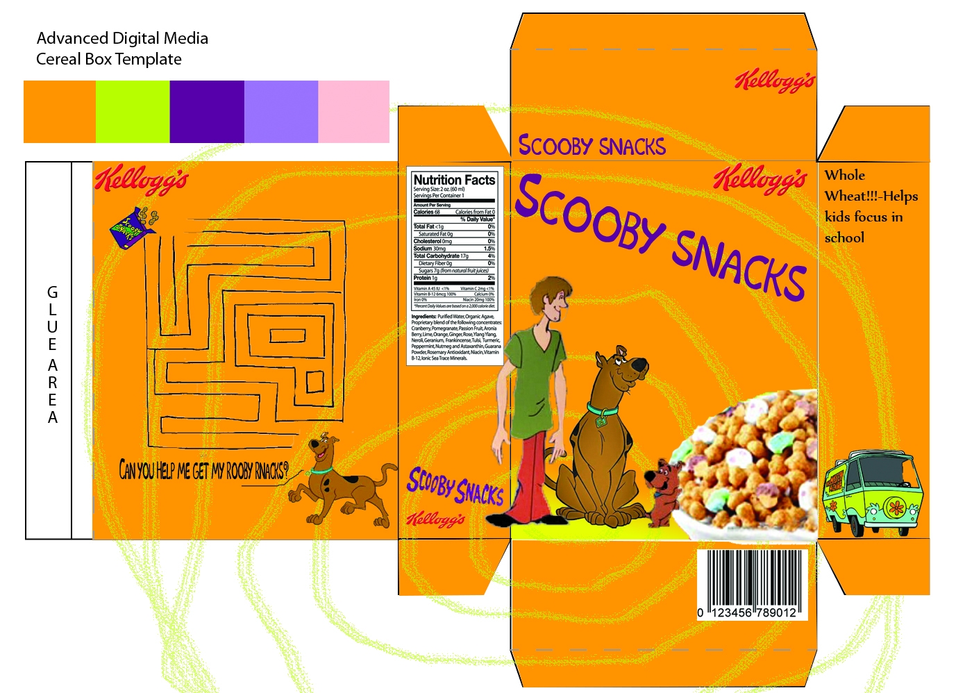 Cereal Packaging Connor Rossiter Portfolio