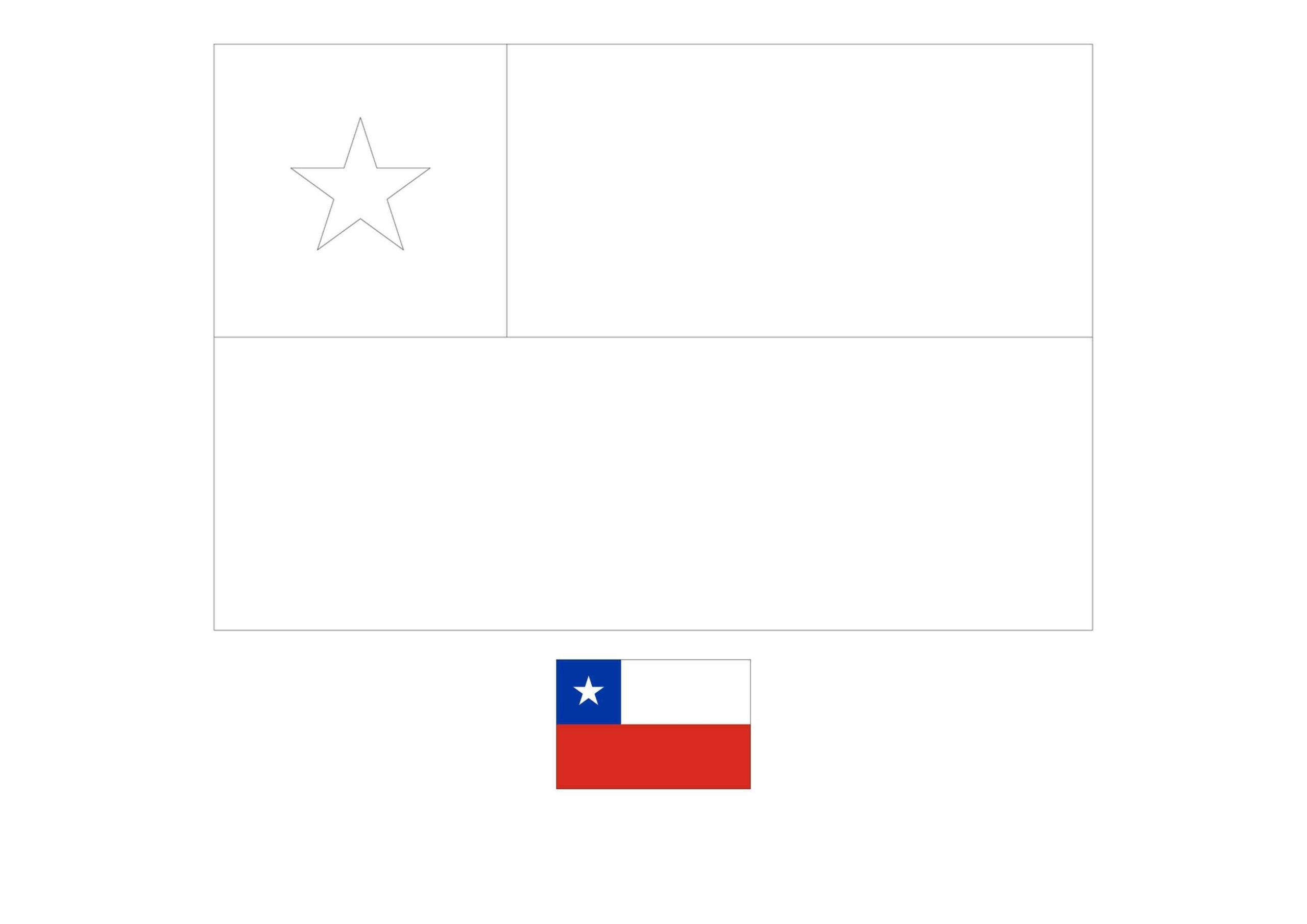 Printable Flag Of Chile