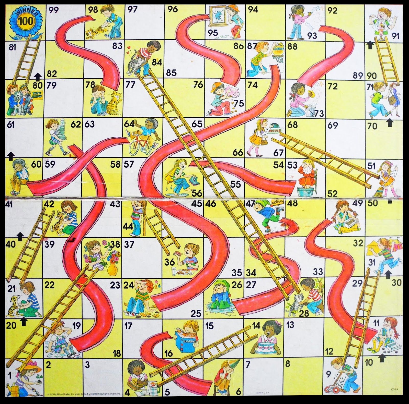 Chutes And Ladders Printable Yahoo Search Results Childhood Games Ladders Game Childhood