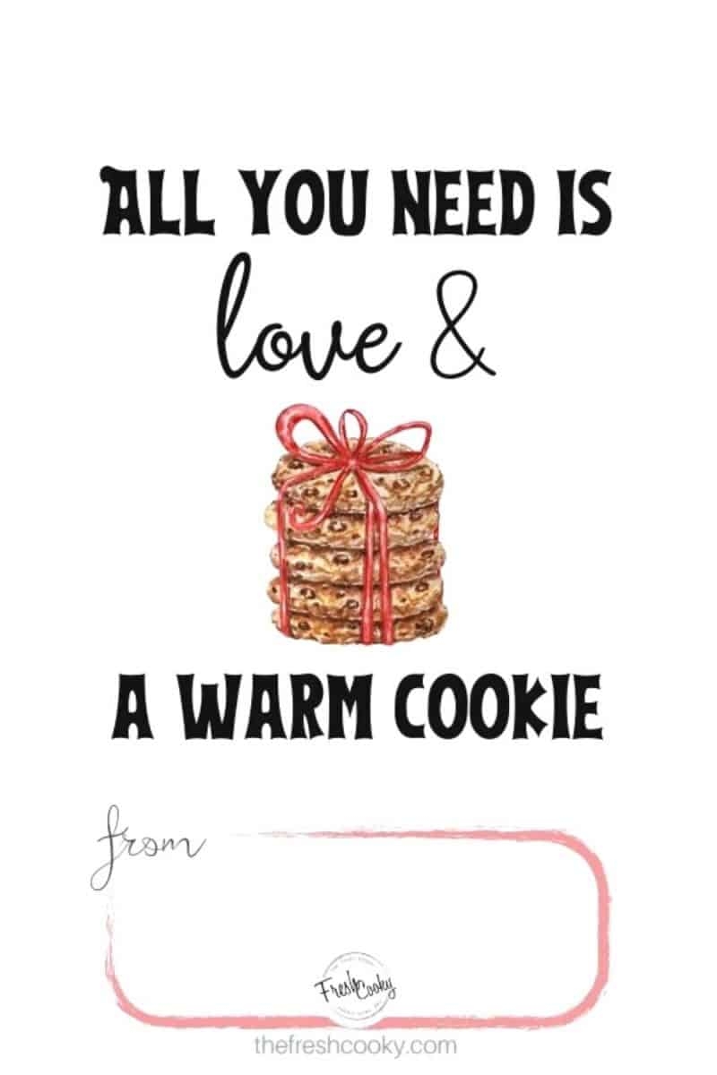 Cookie Gift Tags Free Printable