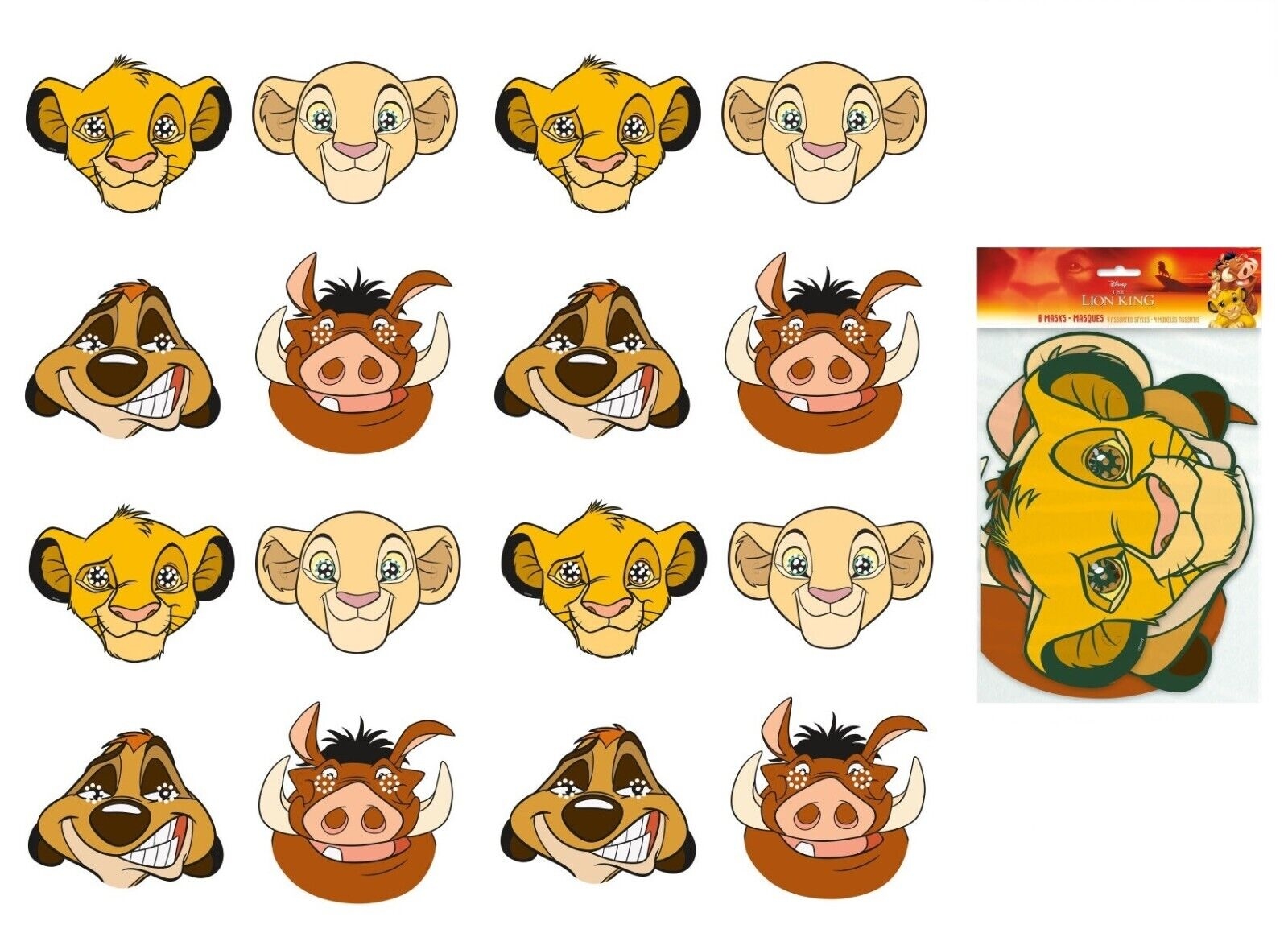 Lion King Printable Masks