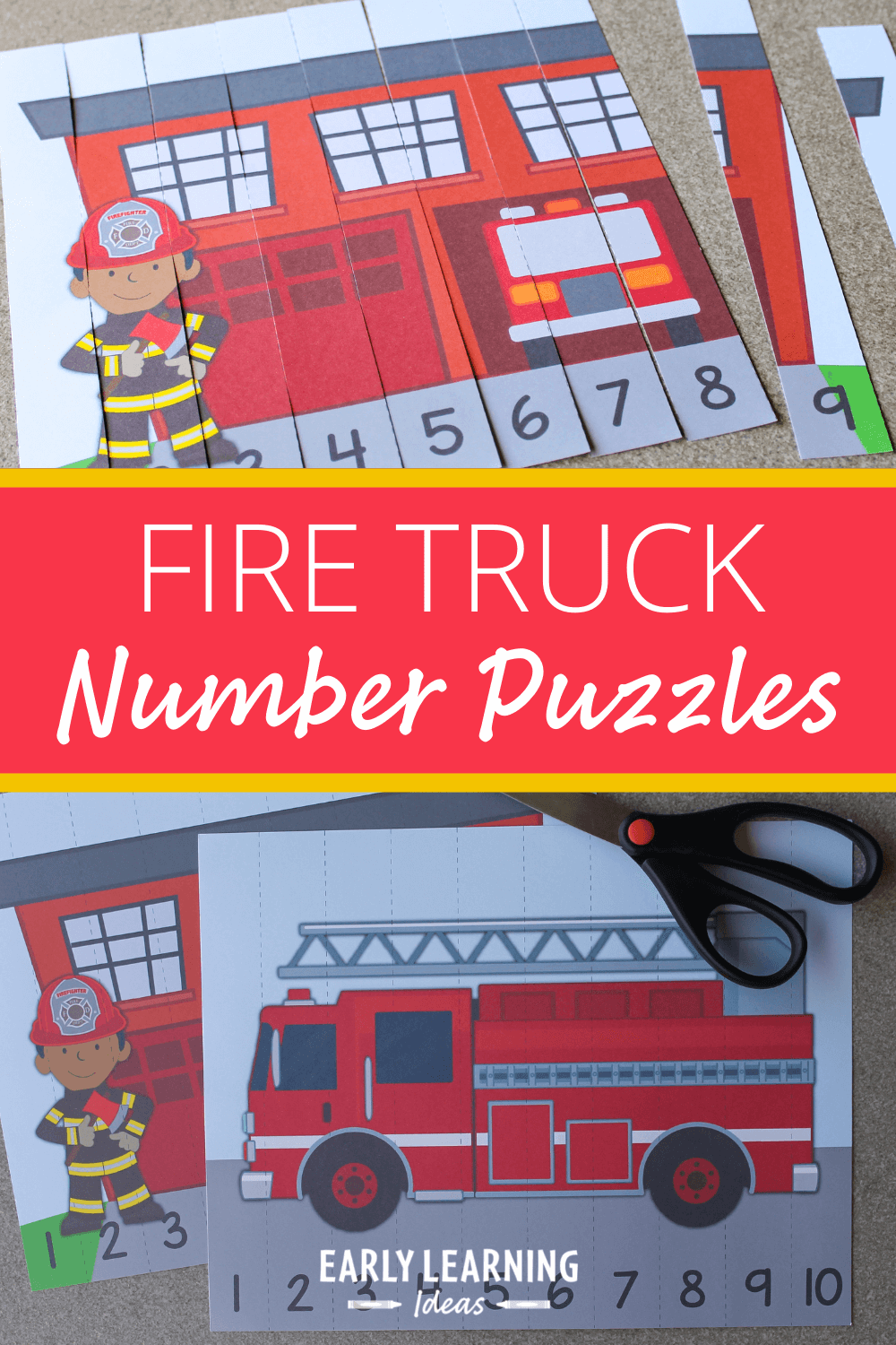 Free Printable Fire Truck Craft