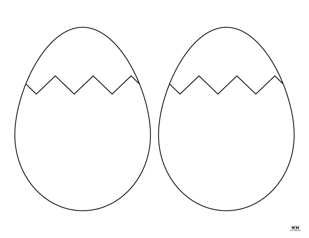 Easter Egg Templates Coloring Pages 129 FREE Pages Printabulls