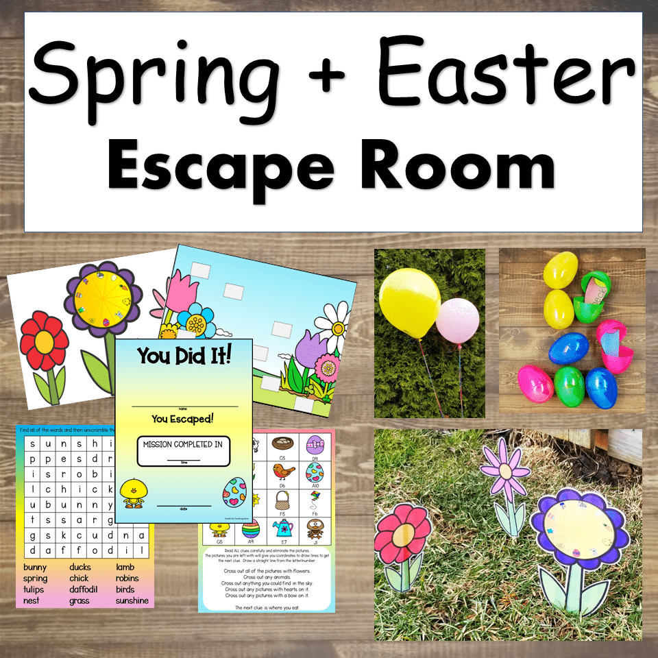 Easter Spring Printable Escape Room Hands On Teaching Ideas