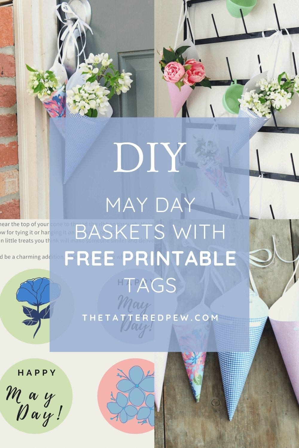 Printable May Day Baskets