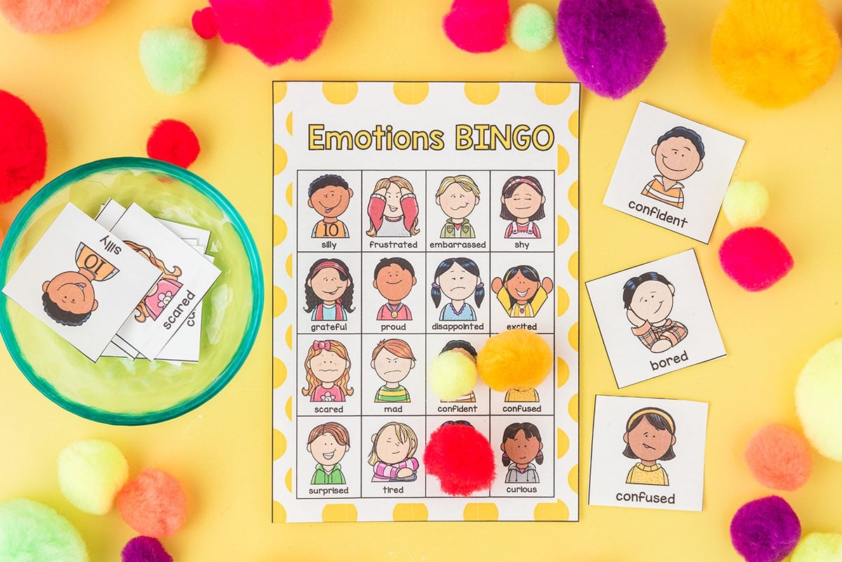 Emotions Bingo Free Printables The Best Ideas For Kids