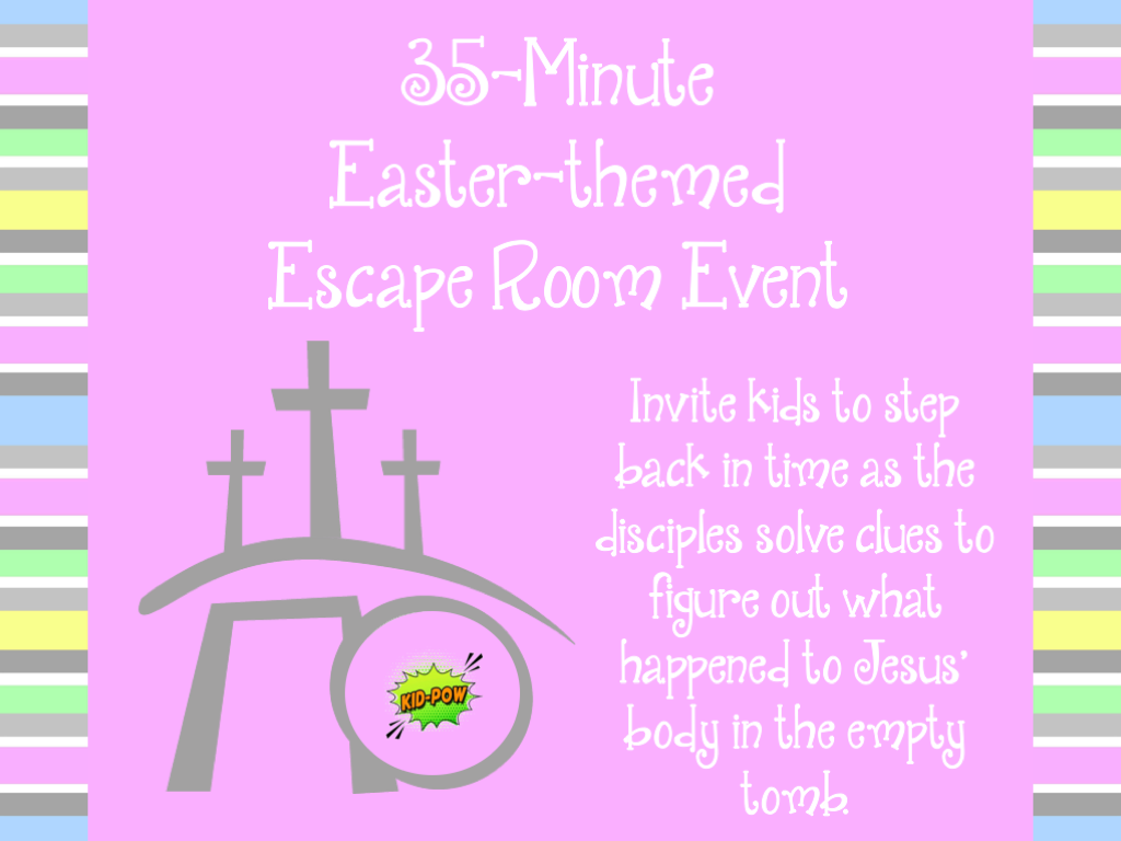 Empty Easter Escape Room Deeper KidMin
