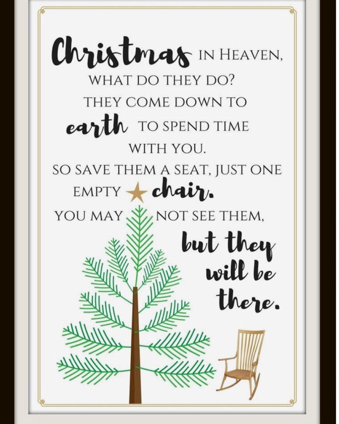 Farmhouse Style Home Decor On Instagram THIS POST IS DEDICATED To All Who Are Missing A Loved One Christmas In Heaven Christmas In Heaven Poem Heaven Poems