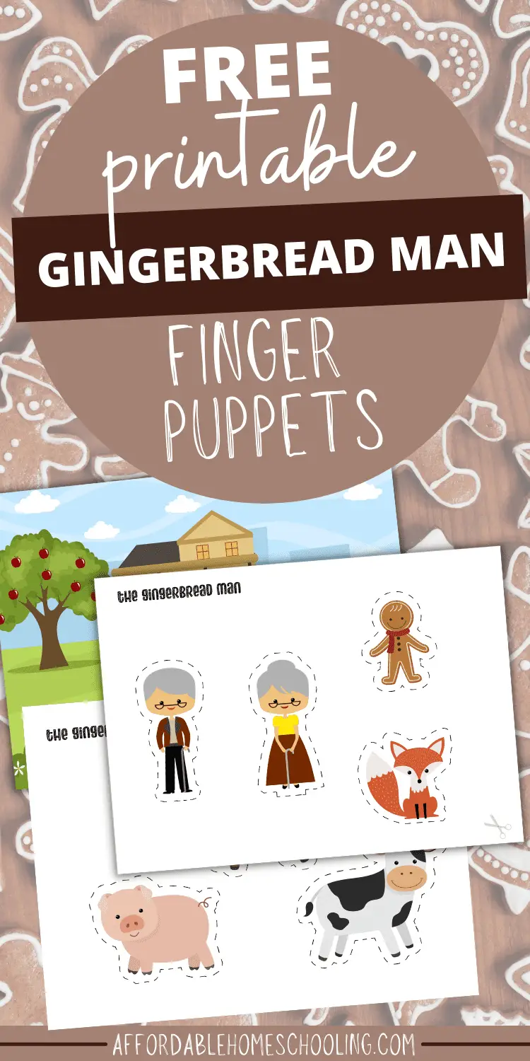 Free Gingerbread Man Printable Characters Puppets