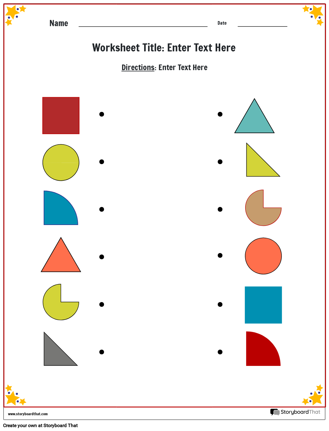 Free Matching Shapes Worksheets Activities And Printables