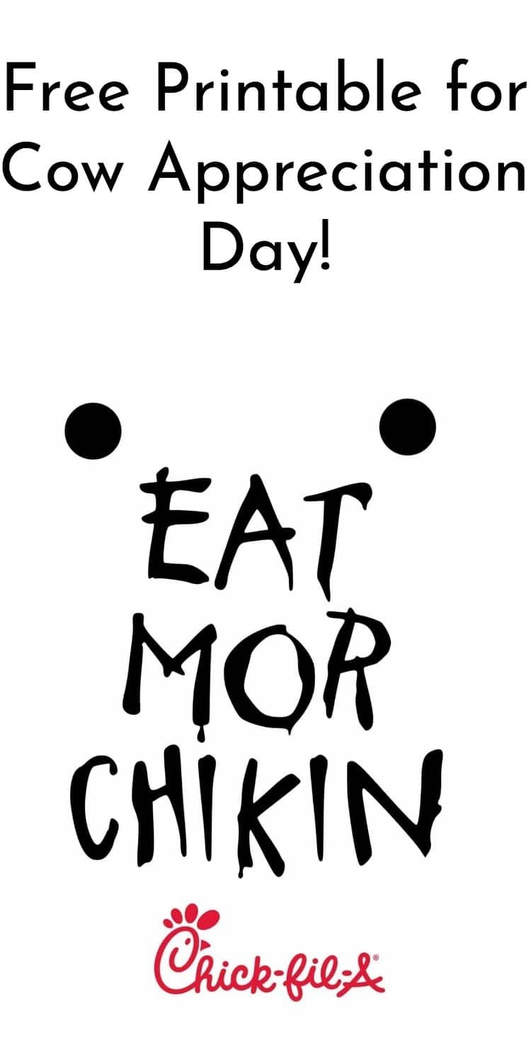 Free Printable Eat More Chikin Printable Sign 2024 Clarks Condensed Cow Appreciation Day Chick Fil A Eat More Chikin