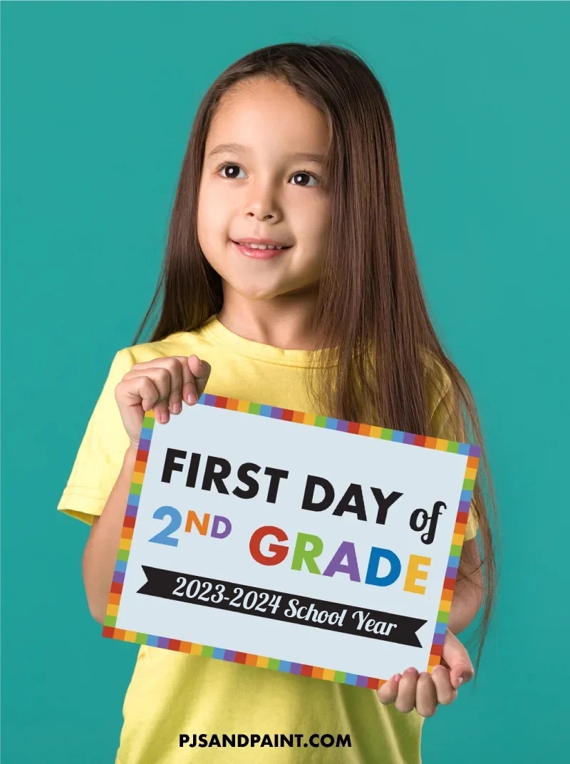 First Day Of Second Grade Free Printable