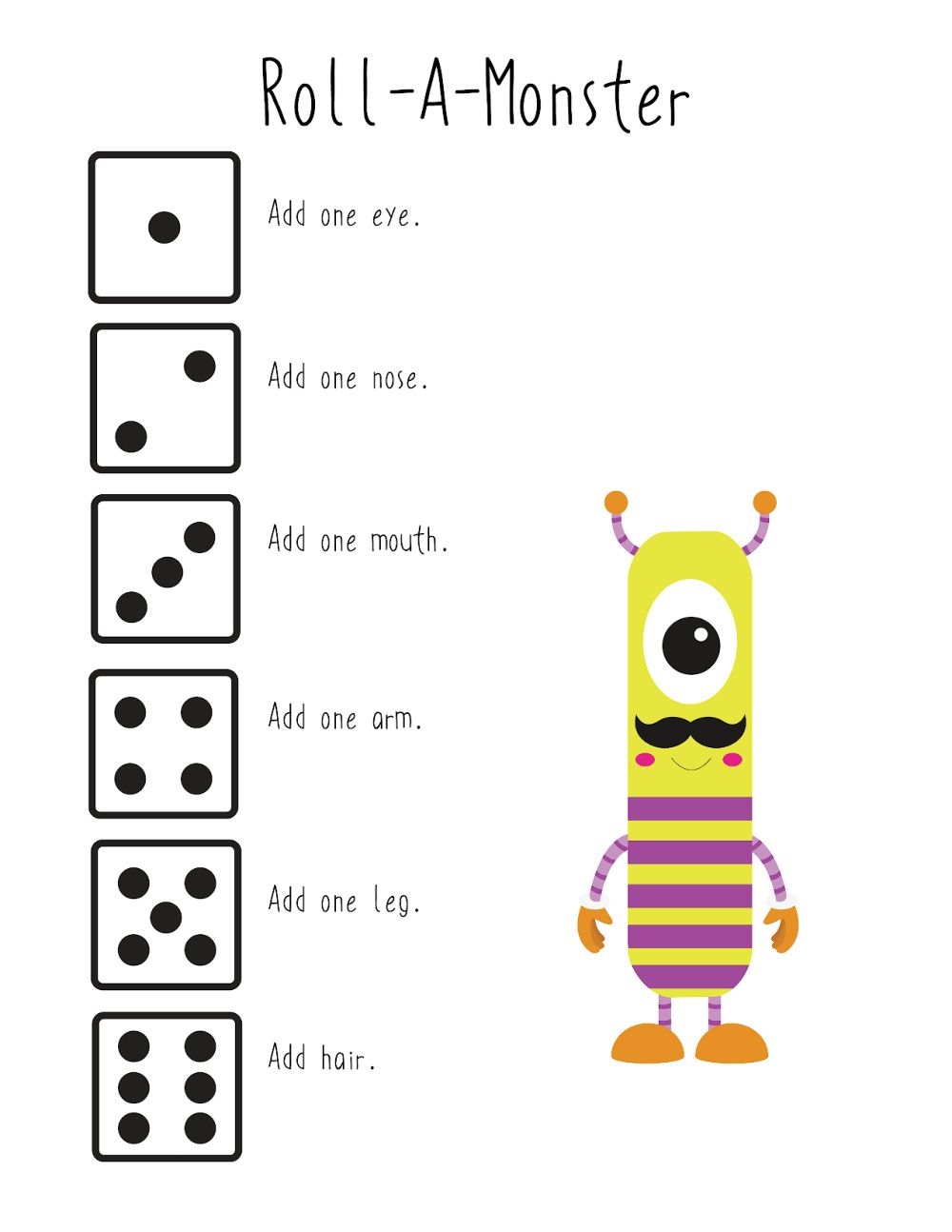 Free Printable Monster Math Practice Games Math Practice Games Monster Math Math Practices