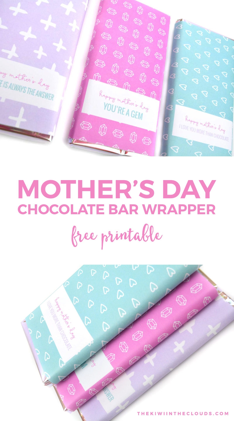 Free Printable Mothers Day Candy Bar Wrappers