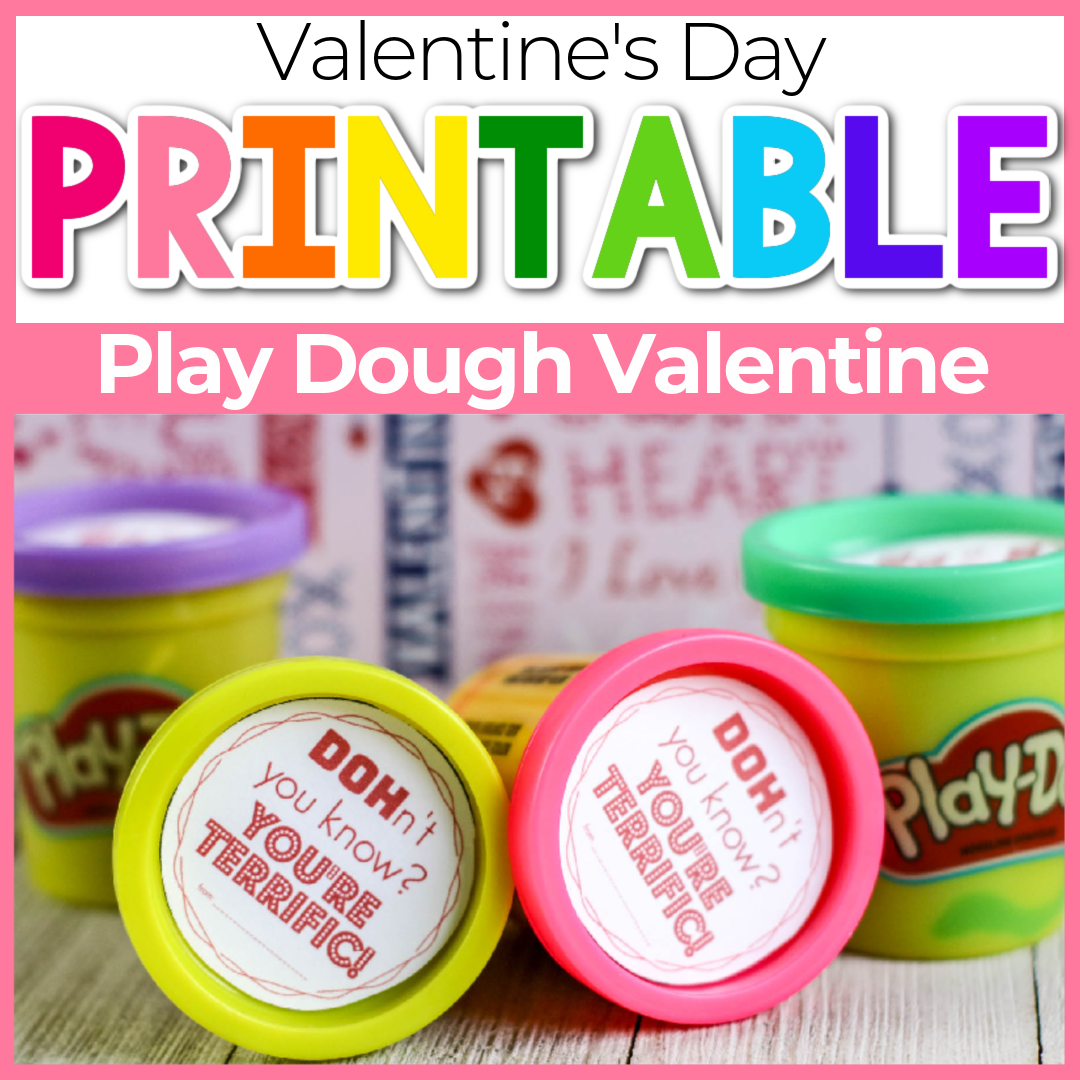Free Printable Play Doh Valentine Cards For Kids