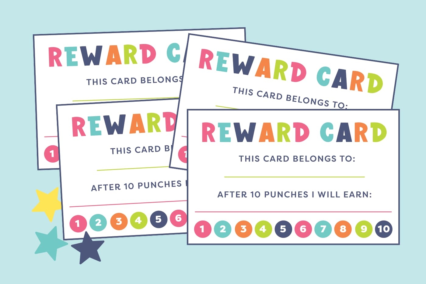 Free Printable Reward Punch Cards For Kids Favorite Printables