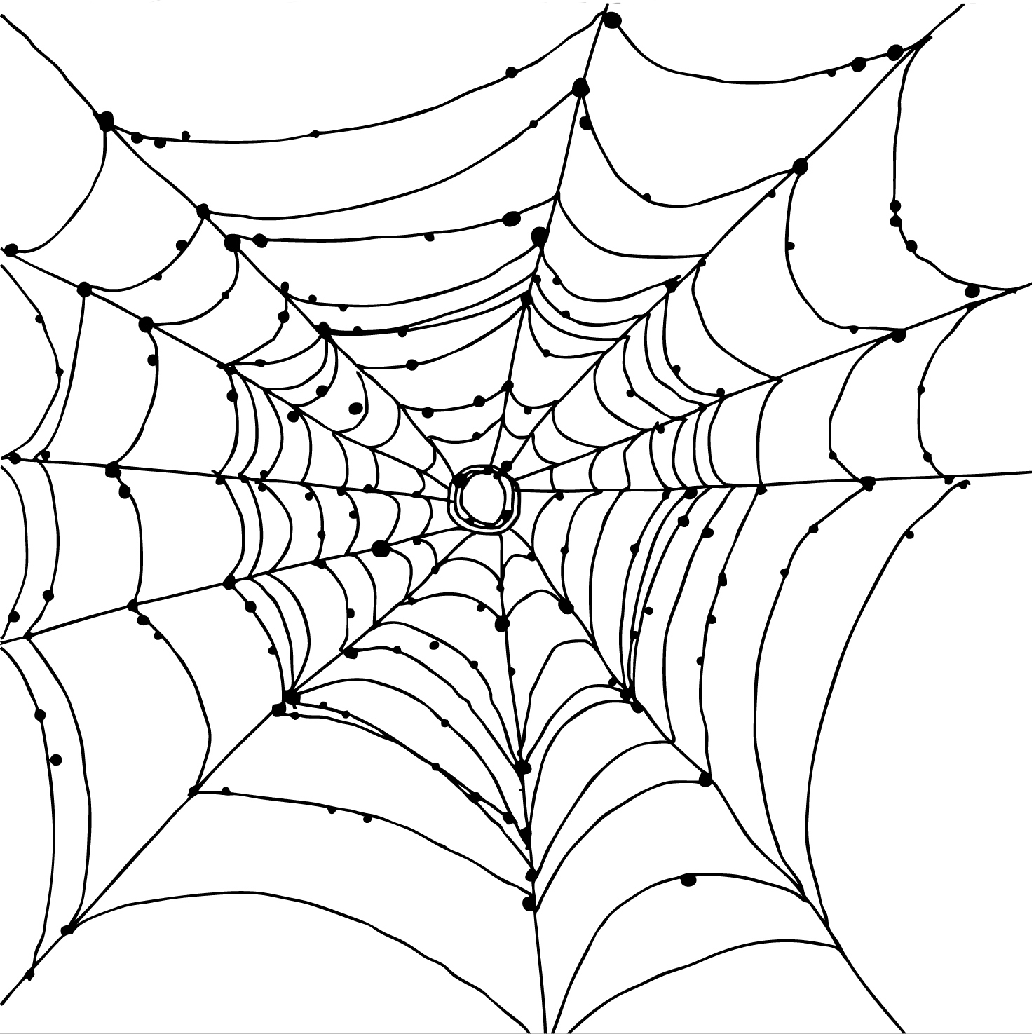 Free Printable Spider Web Template