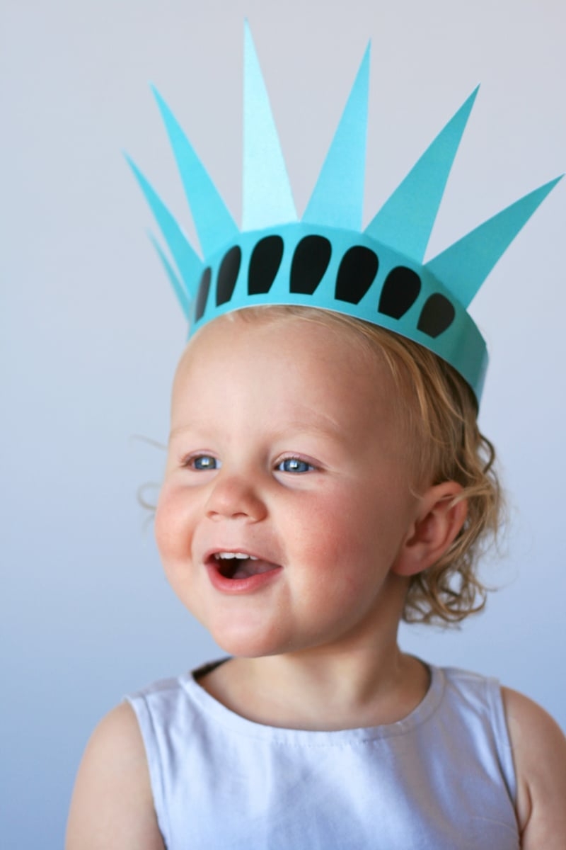 Free Printable Statue Of Liberty Crown Paging Supermom