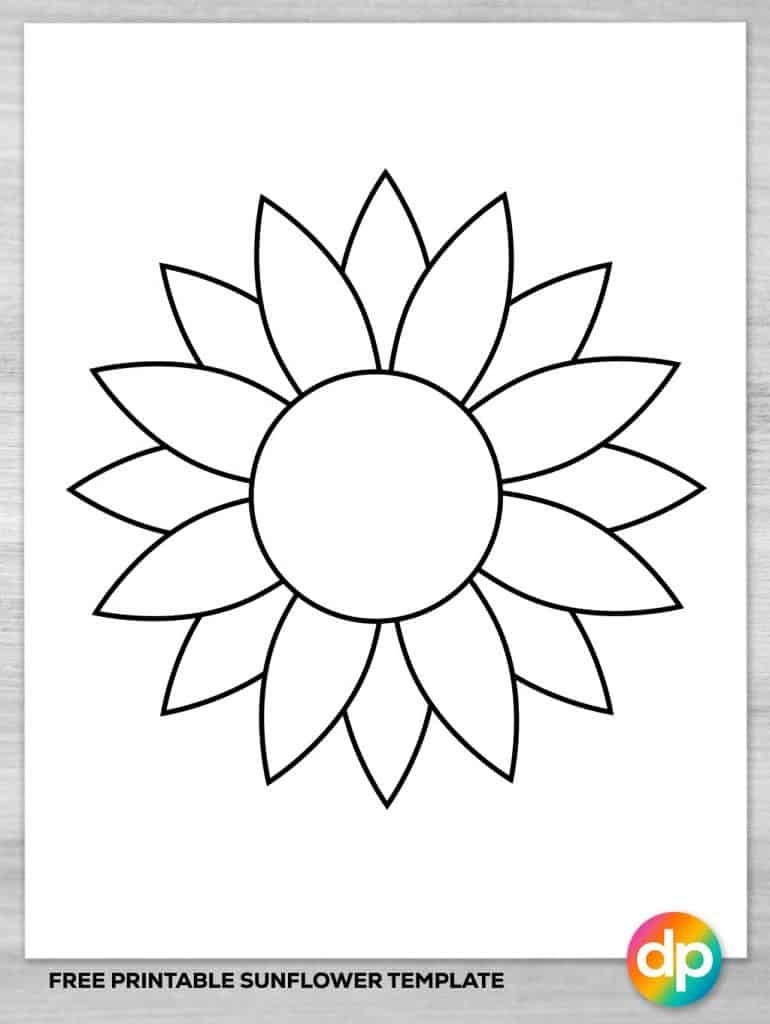 Free Printable Sunflower Template Sunflower Template Free Mosaic Patterns Templates Printable Free