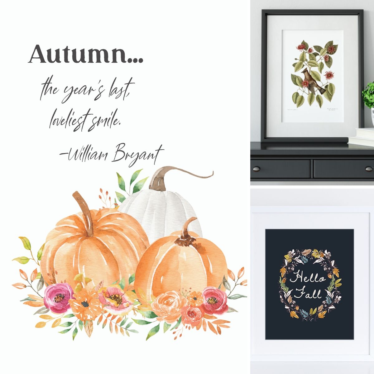 Free Printable Wall Art For Fall Harbour Breeze Home