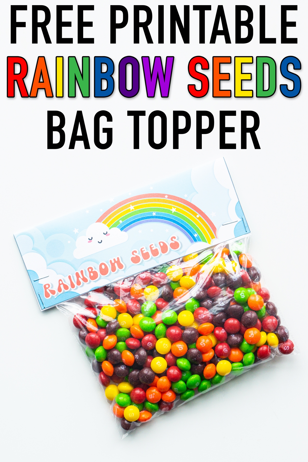 Free rainbow seeds printable Pinterest Mom Envy